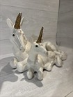 Universal Statuary 1981 White Ceramic Laying Unicorn Figurine Fantasy