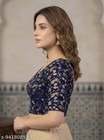 2 Stretchable Blouse For Women Crop Top Saree Choli Readymade Blouse Floral