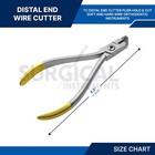 12 T c Distal End Cutter Cut   Hold Plier Dental Orthodontic Pliers German Grade