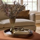 Braided Edge Wood Tray Dark Brown - Threshold Designed With Studio Mcgee
