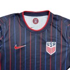 Nike Usa  pinstripes  2025 Stadium Away Blue Soccer Jersey  Size Lrg Fz9028-451