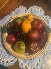 Vintage Artificial Fruit Mix Fake Realistic Lifelike Fruit Mix- Lot Of 10 Pieces