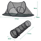 Us Small Outdoor Pet House Foldable Dog Cat Play Tent Playpen Cage thoroughfare