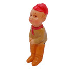Very Rare Vintage 1930   s Japanese Celluloid Toy figure Of  little Guy On Duty 