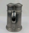 Vtg Wilton Armetale Pewter Water Pitcher With Ice Lip Guard Tavern Tankard Usa