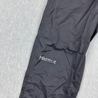 Marmot Pants Youth Large Black Eco Precip Rain Waterproof Ripstop Hiking Outdoor