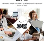 Dual Usb Cooling Fan Pad Foldable Slim Fans Cooler Stand For Laptop Notebook Lot