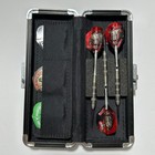 Dart World Piranha Tungsten Steel Tip Darts Set Case Sons Of Anarchy Flights