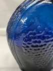 Vintage Clevenger Brothers Glassworks Blue Flask Grapes   Eagle Flask Reproduct 