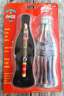 Coca Cola Pen   Bottle Shaped Tin Set 1996 Christmas Coke Dec 25  1923 Replica