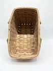Vintage Stair Step Basket Staircase Storage Handles Farmhouse Woven Cottagecore