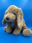 Gund Tan Puppy Dog Plush With Red Collar
