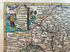 Hungary 1790 George Schreiber  Antique Map 18th Century