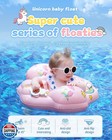Relaxing Baby Inflatable Baby Swim Float Children Waist Ring Inflatable Pool 