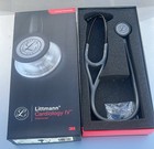 3m Littmann Cardiology Iv Stethoscope  6165  Black-grey 27 
