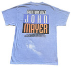 2023 John Mayer Solo Tour - Heat Reactive Blue T-shirt - Size L