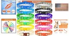 Durable Adjustable Puppy Collars In Assorted Colors - Lightweight With Id Charts