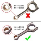 Crankshaft bearing  piston connecting Rod Kit For Hyundai Sonata Kia Optima 2 4l