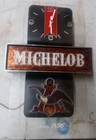 Vintage 1970s Michelob Beer Lighted Clock Advertising Sign Works Free Shipping 