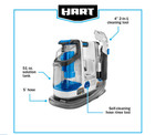 New Hart Hpsp25b 20v Cordless Spot Cleaner Kit - Tool Only Free Us Shipping