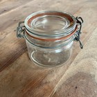 Vintage Wheaton Wire Canning Glass Jar 1 4 L - Jam Jelly Preserves