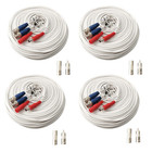 4 Pack 150ft All-in-one Video Power Cables  Security Camera Cable Bnc Extension