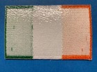 Irish Ireland Flag Patch Iron-on Sew-on Embroidered Applique 3   X 2      - Hi Qlty 