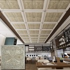 Faux Tin Ceiling Tiles  Metalize Wall Panels  For Nightclub Pl10 Dccg 10pcs
