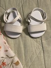 18 Inch Authentic American Girl Doll Clothes Floral Dress And Shoes
