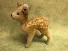 Vintage Steiff Fawn Deer Us Zone Era 1949-1953 Wool Plush 20cm 8  Stuffed Toy Id