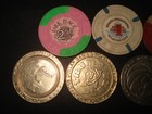 Lot Of 12 Vintage Various Casino Gaming Tokens 10 Cent Trump Sands Grand Bally