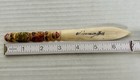 Vintage Deer Bone Native American Totem Pole Letter Opener 7    Wisconsin Dells