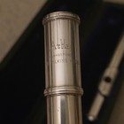 Artley  the Wilkins  Model Flute Closed Hole C Foot Inline G Silver