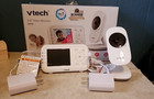 Vtech Vm3252 Hd 1080p Wide Live View Camera Baby Monitor Temp Sensor 2-way Audio