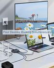 Gigabit Ethernet Splitter 1 To 4 Port Rj45 Lan Network Adapter 1000mbps For Pc