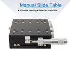Xy Linear Stage 10  m Linear Translation Stage Linear Guide 125  125mm 180n Load