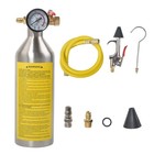 A c Air Conditioner System Flush Canister Gun Kit With Gauge R134a R12 R22 r404