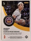 2025 Panini Wnba Player Of The Day Basketball - Green  5 Fever - Dearica Hamby