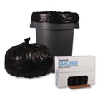 Low Density Repro Can Liners  60 Gal  2 Mil  38  X 58   Black  100 carton