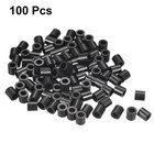 Nylon Round Spacer Washer 4 2mmx7mmx7mm Unthreaded For M4 Screws Black 100pcs