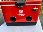 Tecate Metal Beer Cooler With Bottle Opener And Speakers