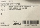 Bianchi Accumold 7300 Covered Handcuff Case Black Hook   Loop Mpn 23012