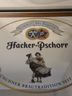 Vintage Hacker-pschorr Munich Imported German Beer Bar Mirror 21x17 Tavern Sign