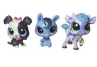 Lps Littlest Pet Shop Glitter Mini And Full Size Figures Set Of 8