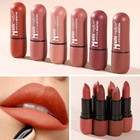 6-color Matte Lipstick  Velvet Lip Color  Smooth  Waterproof  Long-lasting