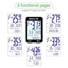 Gps Speedometer   Odometer - Wireless Bike Computer  White-a   standard Mount   