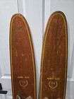 Hydro-flite Willa Mcguire  banana Peel  Wood Water Skis  Manufactured By Hedlund