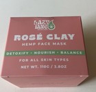Lazy Lane Skincare  Hemp Face Mask  New  3 8 Oz  New  Rose Clay 
