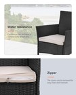 Fdw Patio Furniture Set Outdoor Furniture Wicker Bistro Rattan Chair Conversatio