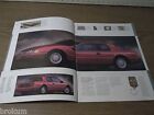 Mint 1993 Mercury Cougar Hugh Original Sales Brochure New  box 268 